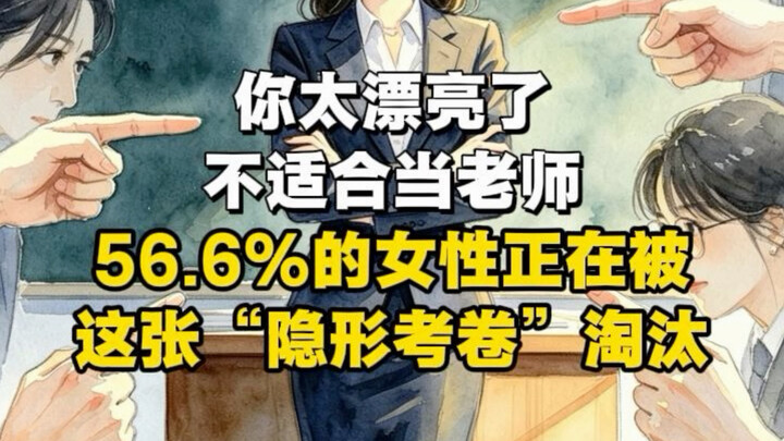 Bạn quá xinh đẹp, không phù hợp làm giáo viên; 56,6% phụ nữ đang bị “bài kiểm tra vô hình” này loại 