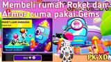 Membeli rumah Roket dan Armor Luar Angkasa di PK XD~PK XD beli rumah Roket pakai Gems