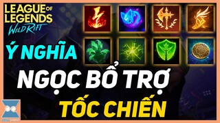 LIÊN MINH TỐC CHIẾN | VIETSUB TẤT CẢ NGỌC BỔ TRỢ TRONG LIÊN MINH TỐC CHIẾN | Zieng Gaming