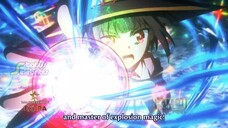 ANIME SKETA - Megumin Lakukan Ajaib dengan Monster terbang