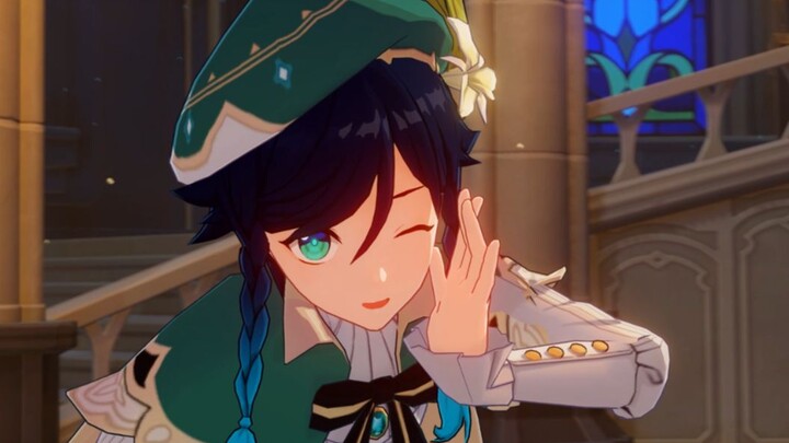 Genshin Impact character’s reaction after receiving the picture