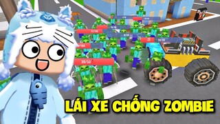 MEOWPEO THỬ THÁCH LÁI XE CHỐNG ZOMBIE TRONG THÀNH PHỐ TẬN THẾ MINI WORLD MINI GAME