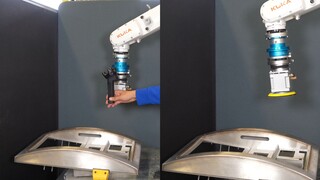 Polishing with Mimic on a KUKA Robot • Nordbo Robotics