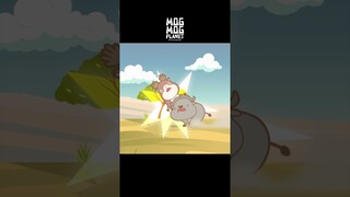 Buffalo and more - MOGMOG PLANET Observation Diary | It's Anime #shorts #anime #animals