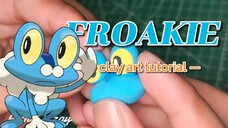 Froakie clay art tutorial.