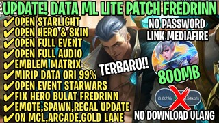 Data ML Lite Full Event 800Mb Patch Fredrinn | ML Lite | Cara Mengatasi Lag & Patah Patah ML