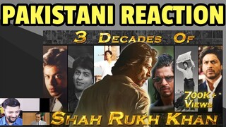 Pakistani Reacts 3 Decades Of SRK | Tribute To The Legend Of Indian Cinema 2022 | SRK SQUA