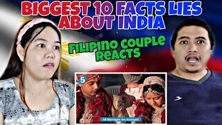 OMG! 10 FACTS BIGGEST  LIES ABOUT INDIA | Filipino Couple React