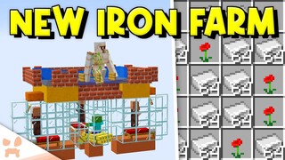 MINECRAFT IRON FARM TUTORIAL 1.20+ | New, Easy, Efficient