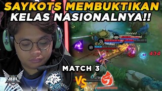 MATCH SUPER PENENTUAN!! BENER2 SERU PARAH SIH PENUTUPAN HARI INI!! - AURA vs EVOS Match 3