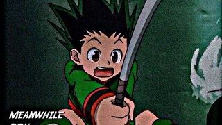 killua wear different outfit but meanwhile Gon...