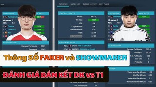 FAKER vs SHOWMAKER - Đánh Giá Thông Số Trước Bán Kết CKTG 2021