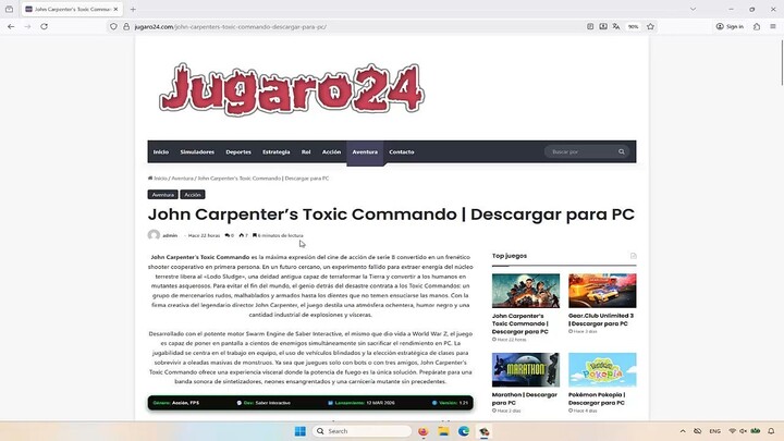 John Carpenter’s Toxic Commando | Descargar para PC