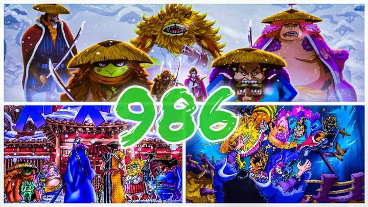 One Piece 986 - Sunacchi!! Epicnya Serangan Kejut Akazaya 9 Pada Kaido