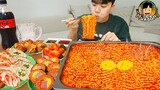 ASMR MUKBANG 직접 만든 순두부 열라면 김밥 김치 유부초밥 먹방! RAMYEON & KIMBAP MUKBANG EATING SOUND!