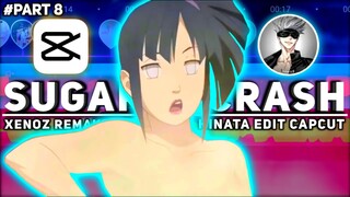 FULL EDIT TUTORIAL AMV 3D CARD CAPCUT - @XENOZ REMAKE PART 8 - HINATA HYUGA - SUGAR CRASH