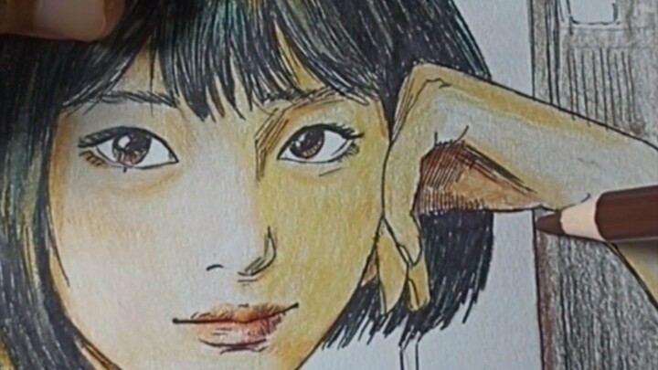 mewarnai gambar gadis dibalik keranjang jeruk