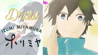 Drawing Izumi Miyamura (Horimiya: Piece)