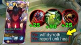DYRROTH LIFESTEAL HACK BUILD 2024!! - BEST BUILD DYRROTH FOR SUSTAINABILITY!!🔥