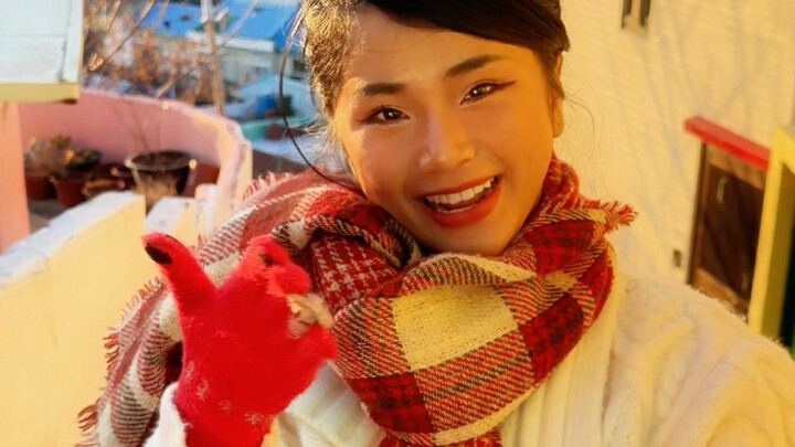 I’m totally warmed up by Busan’s bright winter sunshine!