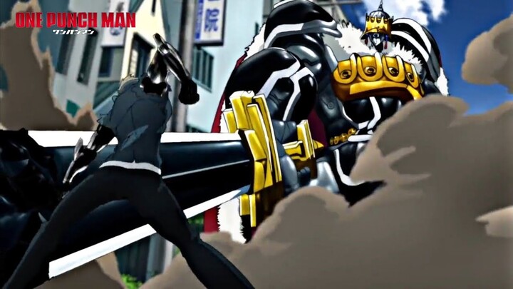 The Robot God G4 vs Genos [ The Robot Wants To k-ill King While Saitama Playing A Video game ]