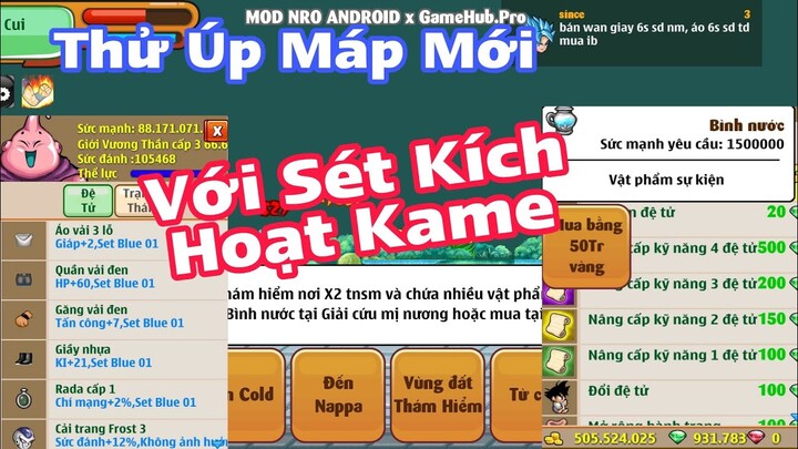 Ngọc Rồng Blue - Review Máp Mới Úp Đệ Cực Đỉnh Với Sét Kích Hoạt 100% Sức Đánh - Ngọc Rồng BLue