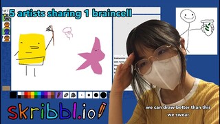 5 dumbass artists play Skribbl.io/Pictionary together