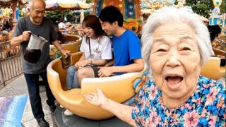 高能量九旬老太挑战“和老伴出来玩”