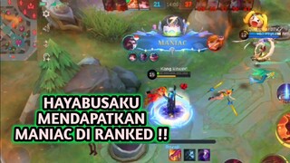 Ketika jungler hayabusa mengobrak abrik lane of down !!!