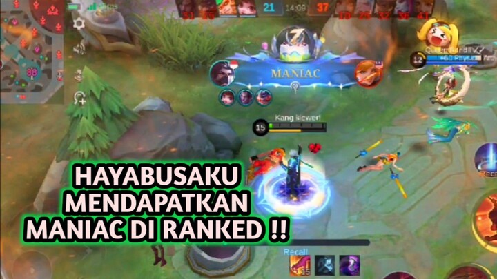 Ketika jungler hayabusa mengobrak abrik lane of down !!!