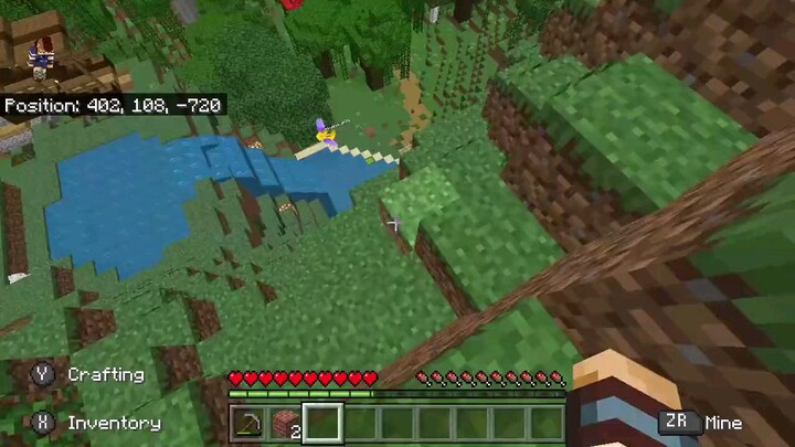my friend pushed me again ! | LFTV SMP CH1