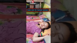 KETIKA ISTRINYA DI TINGGAL KERJA SUAMINYA #shortsviral #shortslucu #shortsterbaru