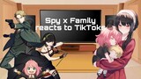 || Spy x family react to TikToks! || Contains Loid x Yor and just a little of Anya x Damian ||