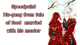 Speedpaint Ibis Paint Manhua style Hu-geng from tale of food game