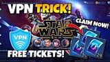 CLAIM NOW! EXTRA TICKET DRAW IN STARWARS EVENT USING VPN