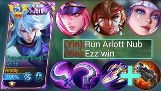 THIS IS WHY YOU SHOULD NEVER UNDERESTIMATE ARLOTT IN LATE GAME! | GLOBAL ARLOTT 1 SHOT BUILD - MLBB