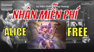 CÁCH NHẬN ALICE DẠ HỘI MIỄN PHÍ