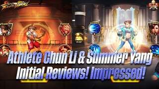 [SF: Duel] - Athlete Chun li & Summer Yang Review! Ya'll thought Evil Ryu was gonna be legend?