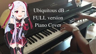 Sword Art Online: Ordinal Scale -"Ubiquitous dB" by Yuna (FULL piano cover)