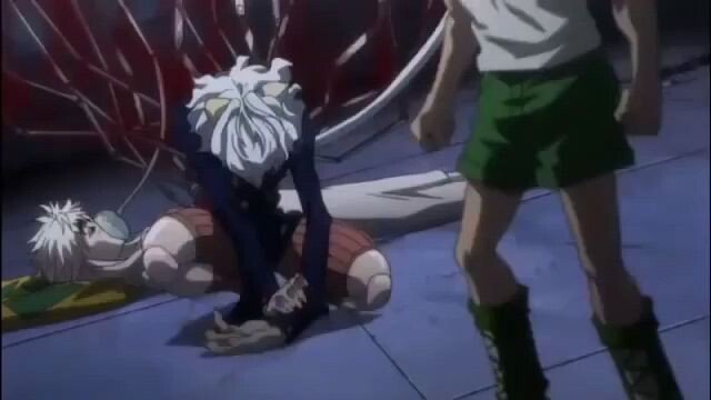 the battle between gon and nefir pitu