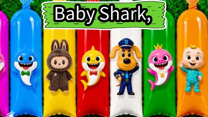 Baby Shark, Pinkfong, Daddy Shark, Grandma Shark, Grandpa Shark, William, Mommy Shark.”।