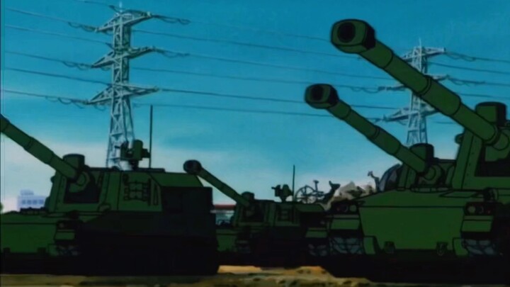The Type 90 main battle tank plus the Type 74 tank are still no match for it. Crayon Shin-chan break