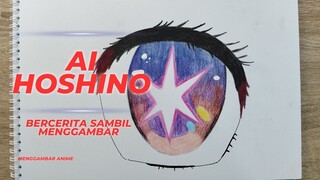 Bercerita sambil Menggambar Mata Ai Hoshino