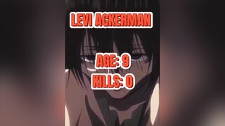 Levi's Total Kills aot fyp viral foryou edit anime AttackOnTitan foryoupage levi leviackerman aoted