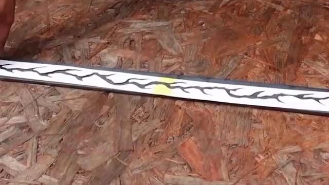 Making sword out of resin and iron