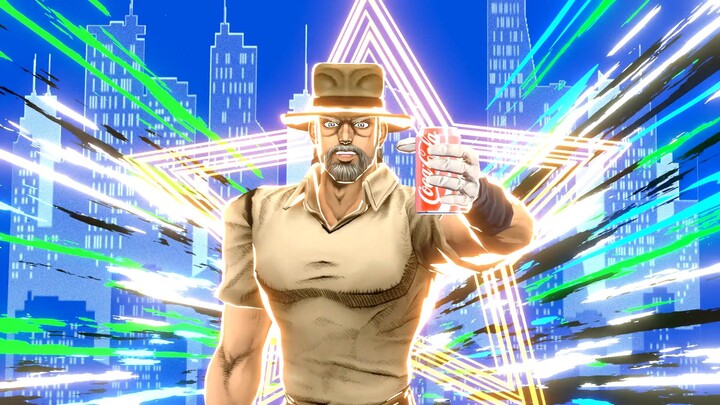 Hip-hop cool old man, but Er Qiao (?)