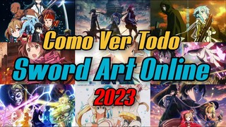 Orden Para Ver el Anime de Sword Art Online