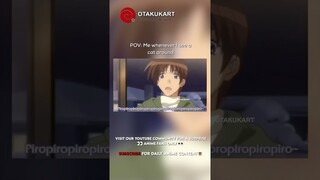 POV: Me whenever I see a cat around #anime #shorts #animeedits #animememes