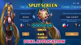 How To Install and Setup SPLIT SCREEN in Mobile Legends 10Man | 2 Account in 1 Device