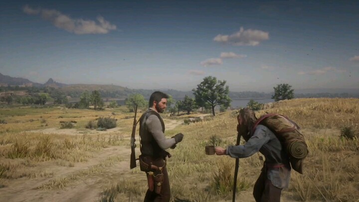 [Red Dead Redemption 2] NPC ini sedikit seperti anjing